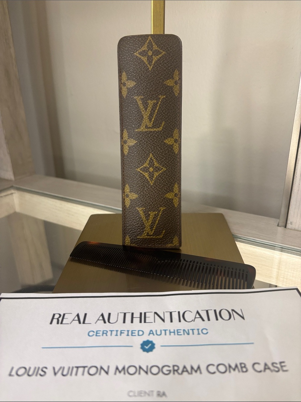 Louis Vuitton Monogram Comb Case with COA - Picture 2 of 10